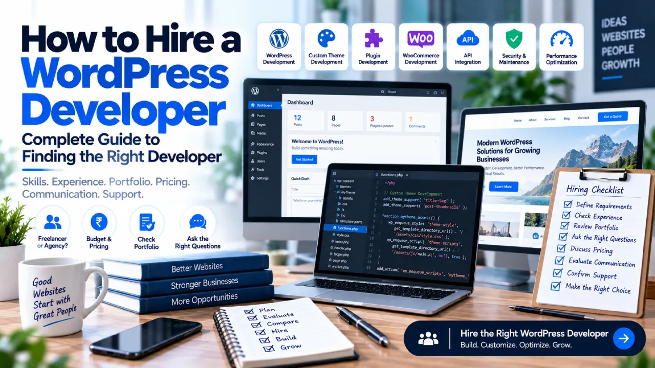 How to hire a WordPress developer guide