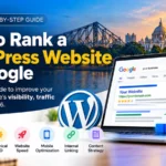 WordPress SEO guide showing how to improve Google search rankings